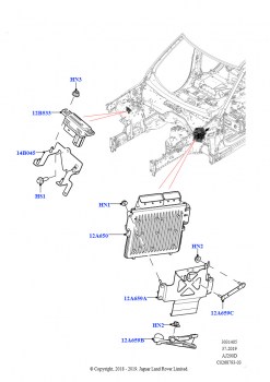 Модули и датчики двигателя (Сборка на заводе в г. Солихалл, 2,0 л I4 DSL MID DOHC AJ200, 2.0L I4 DSL HIGH DOHC AJ200)