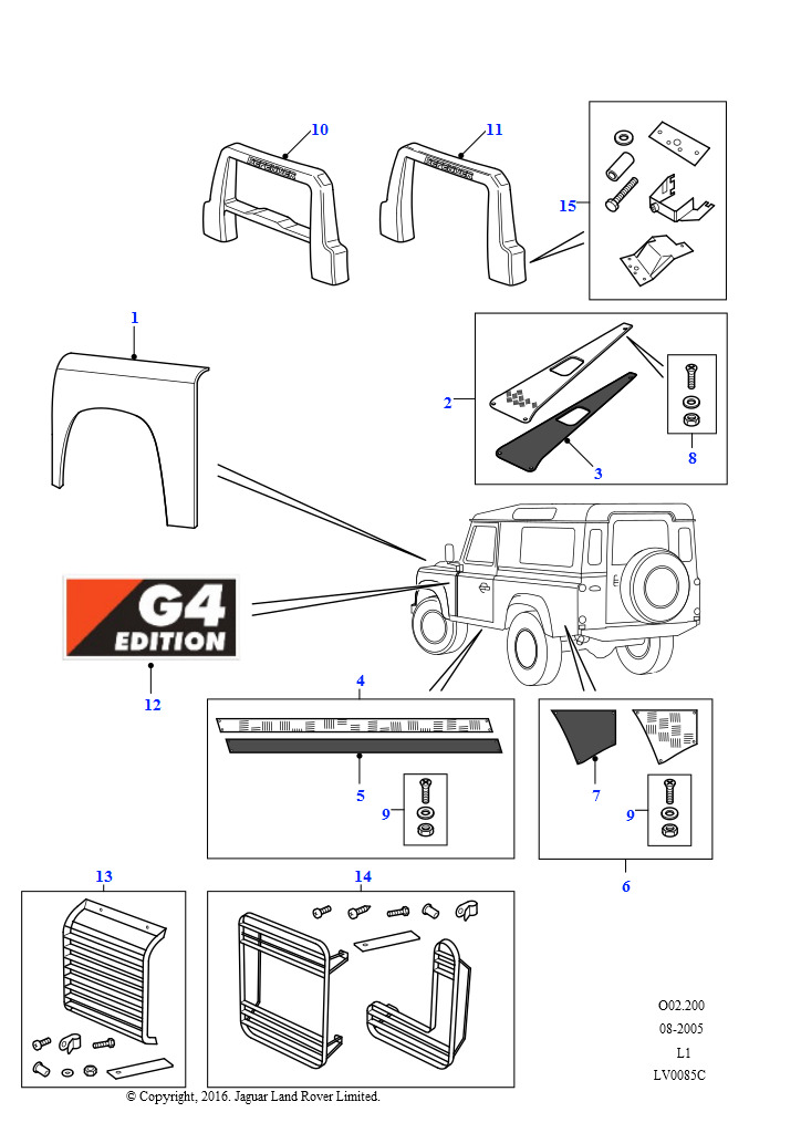 G4 LE - отделка экстерьера (Defender G4 Limited Edition)