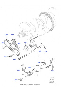 Масляный насос (2.0L 16V TIVCT T/C 240PS бензиновый)