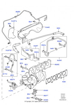 Турбокомпрессор (2.0L 16V TIVCT T/C 240PS бензиновый)