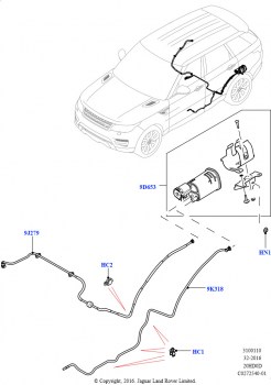 Топливные магистрали (Задний, 2.0L 16V TIVCT T/C 240PS бензиновый)