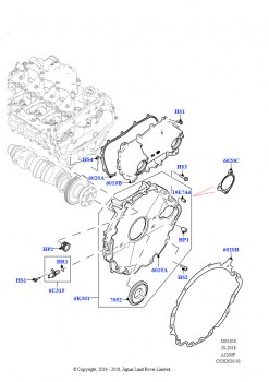 Крышки газораспредели. механизма (2.0L AJ200P Hi PHEV)
