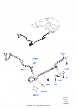 Топливные магистрали (Передний, 2.0L AJ200P Hi PHEV, 2,0 л I4 High DOHC AJ200, бензин)