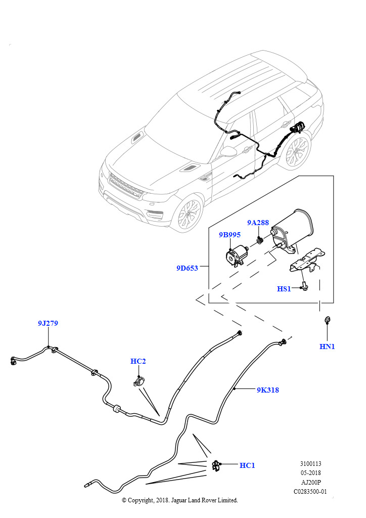 Угольный фильтр (2,0 л I4 High DOHC AJ200, бензин, Заливн.горл.топл.бака-неэтил.топл.)
