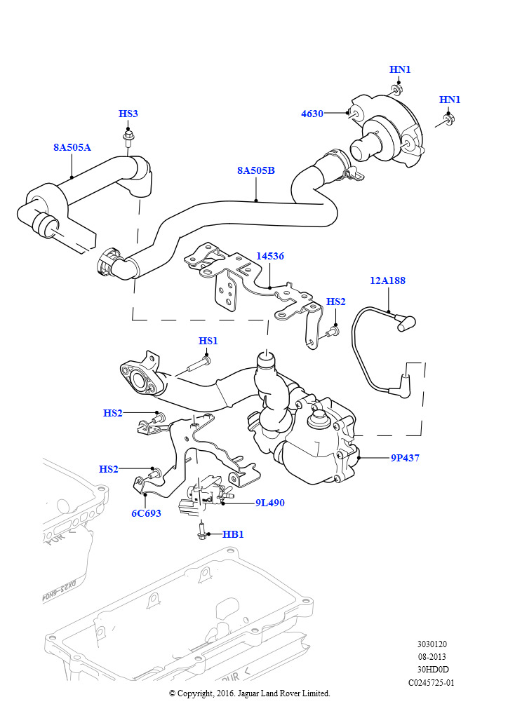 Впускной коллектор (Symposer (резонатор), 3.0L DOHC GDI SC V6 БЕНЗИНОВЫЙ)