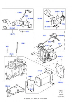 Рециркуляция отработавших газов (4.4L DOHC DITC V8 Diesel)