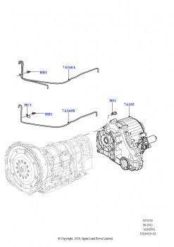 Картер раздаточной коробки (8-ступенч.авто.кор.пер.ZF 8HP70 4WD, С 2-ступенч.раздат.кор. с Ctrl Trac, 8-ступенчатая АКПП ZF 8HP45, С 2-ступенч.раздат.кор. с Ctrl Trac, 8-ступенчат.
