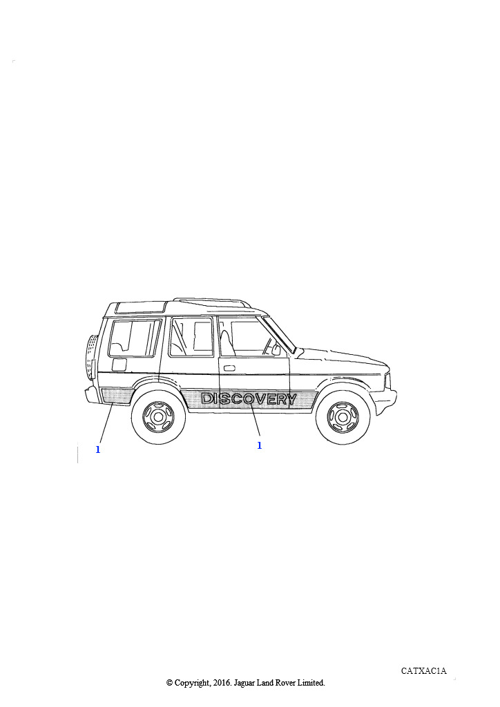 Комплект кузовных лент (5-дверный Station Wagon)