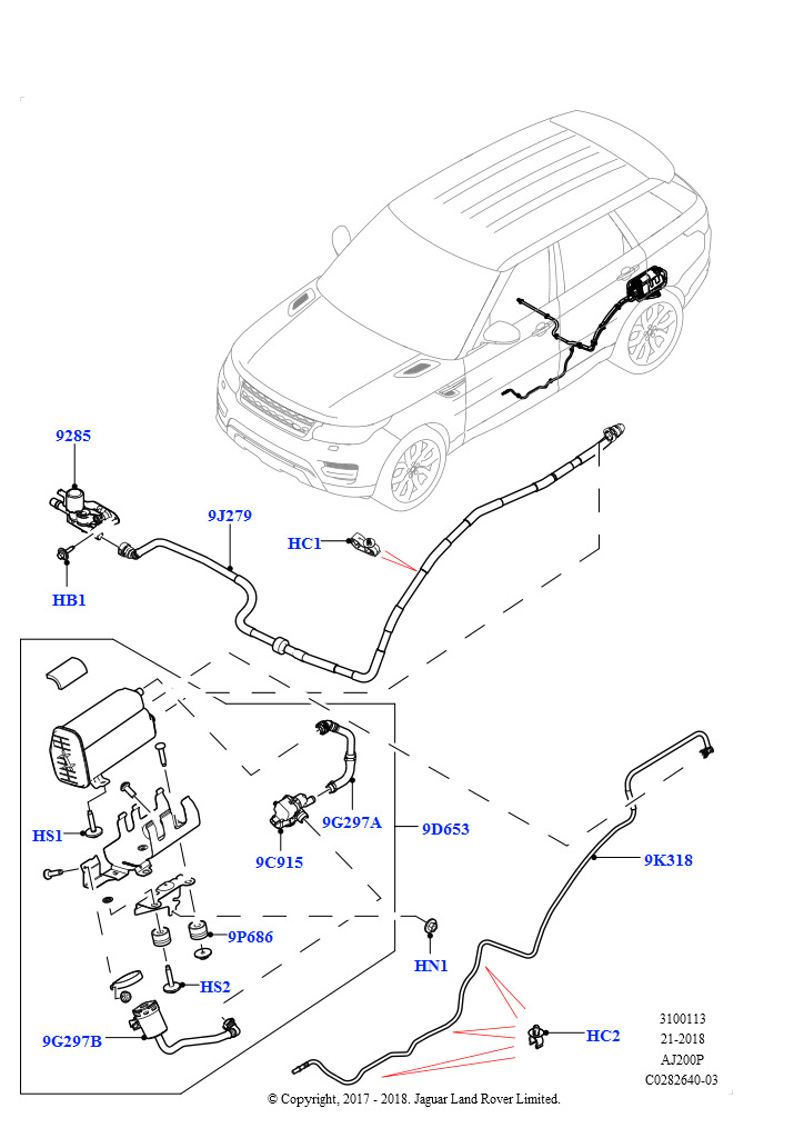 Угольный фильтр (2.0L AJ200P Hi PHEV)