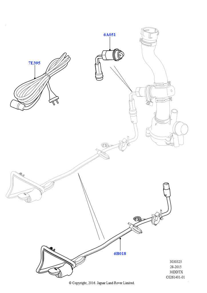 Подогреватель двигателя (3.0 V6 D Gen2 Mono Turbo, (+)"CDN/MEX/USA", Погруж. нагрев. - 700Вт/110В, 3,0 V6-гибридн.электр.дизельн.двиг., (+)"CDN/MEX/USA", Погруж. нагрев. - 700Вт/11