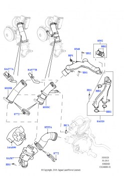 Термостат/корпус и сопут.элементы (3.0L DOHC GDI SC V6 БЕНЗИНОВЫЙ)