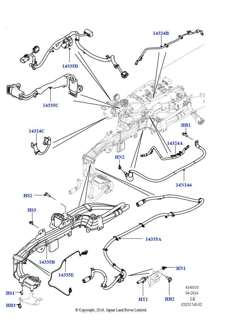 Гибридные электрические модули (Провода тягового аккумулятора, 3.0 V6 D Gen2 Twin Turbo, 8-ступенчат. АКПП ZF 8HP70 HEV 4WD, 3.0 V6 D Gen2 Mono Turbo, 8-ступенчат. АКПП ZF 8HP70 HE