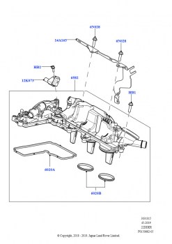 Крышка головки цилиндров (2.2L DOHC EFI TC DW12, 2.2L CR DI 16V Дизельный)