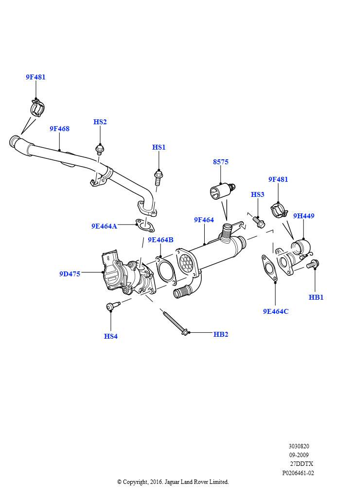 Рециркуляция отработавших газов (Lion дизель 2.7 V6 (140 кВт))