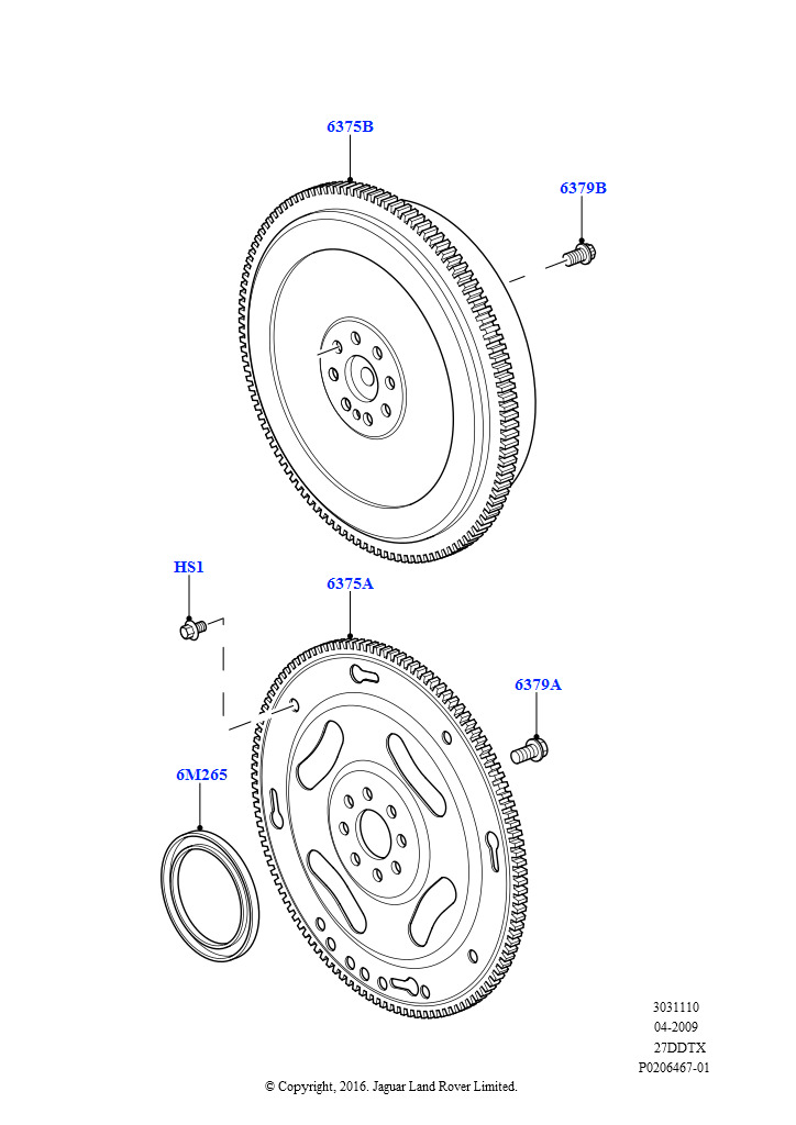 Маховик (Lion дизель 2.7 V6 (140 кВт))