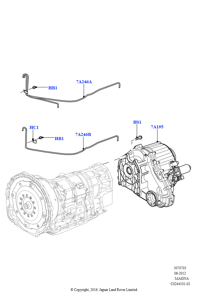 Картер раздаточной коробки (8-ступенчат. АКПП ZF 8HP70 HEV 4WD, С 2-ступенч.раздат.кор. с Ctrl Trac, 8-ступенч.авто.кор.пер.ZF 8HP70 4WD, С 2-ступенч.раздат.кор. с Ctrl Trac, 8-сту