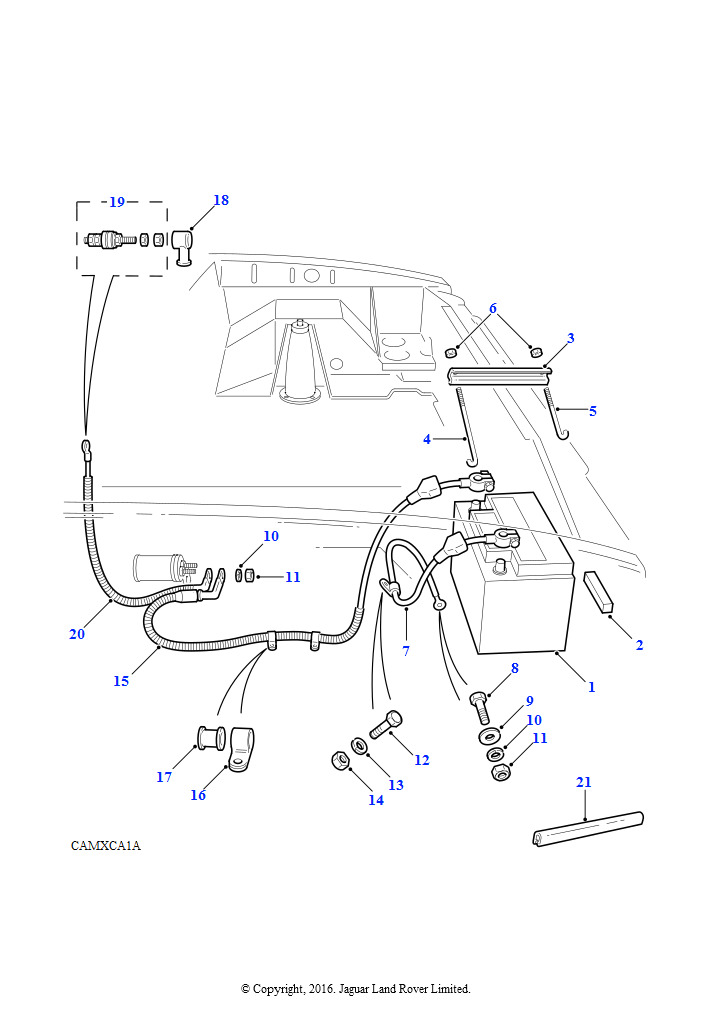 Схема: АккумулЯтор (Бензин V8 L/R EFI)