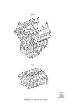 Сервисн.двиг.и неукомпл.блок цил. (3,6 л V8 32V DOHC EFi дизель Lion)