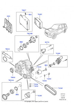 Элементы раздаточной коробки (6-ступ.автом.ZF 6HP26Steptronic, 6-ступенч.механич. ZF S6-53, 8-ступенч.авто.кор.пер.ZF 8HP70 4WD, 6-ступенч. АКПП ZF 6HP28)