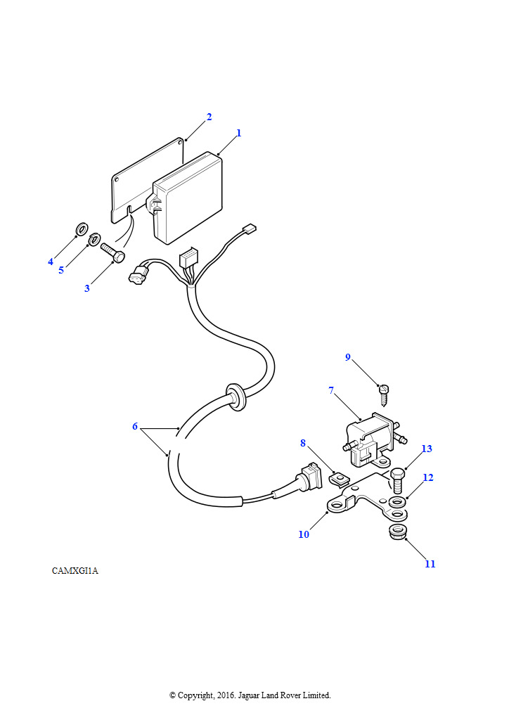 Схема: ECU - EGR (4 цил. TDi, EGR)