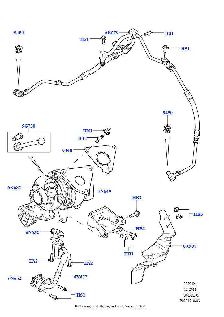 Турбокомпрессор (LH, 3,6 л V8 32V DOHC EFi дизель Lion)