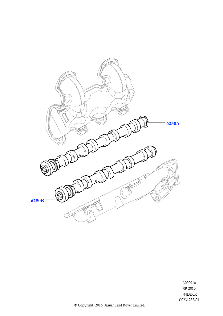 Распределительный Вал (4.4L DOHC DITC V8 Diesel)