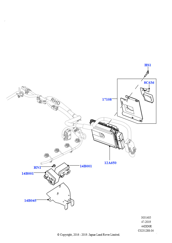 Модули и датчики двигателя (4.4L DOHC DITC V8 Diesel)