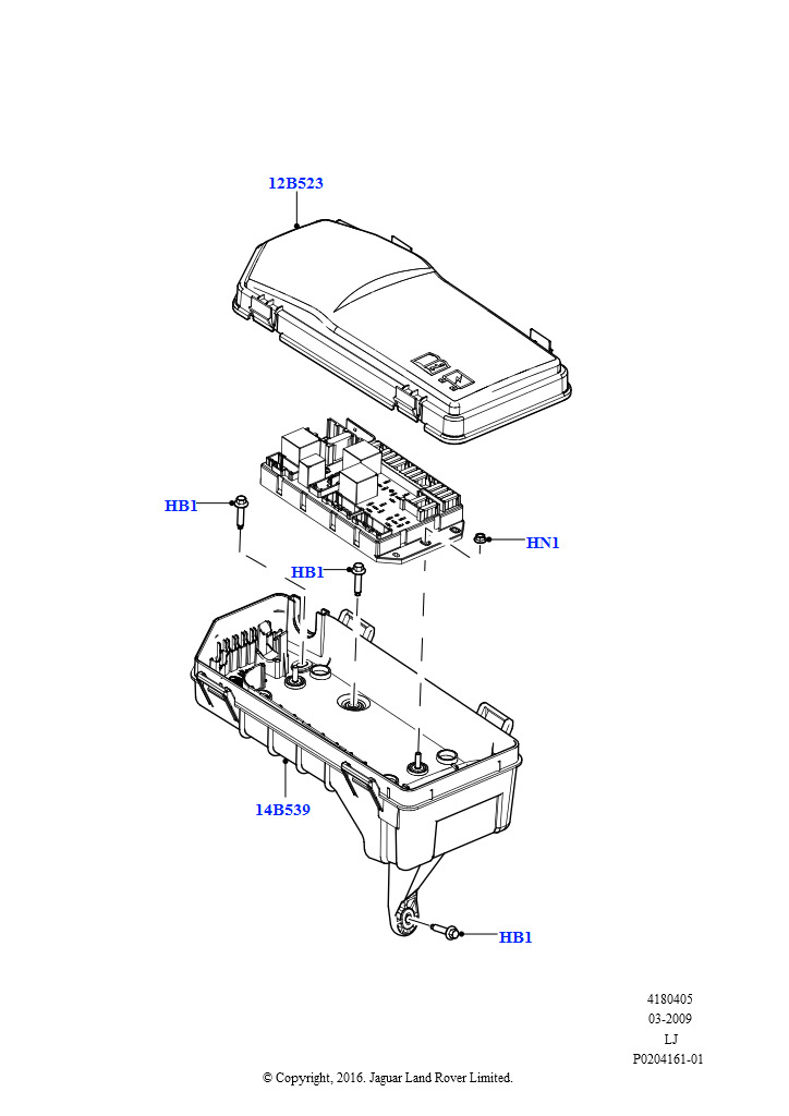 Схема: Блок электронного управления (5,0 л OHC SGDI NA V8 бензин - AJ133, 4.4L DOHC DITC V8 Diesel, 5,0 л OHC SGDI SC V8 бензин - AJ133)