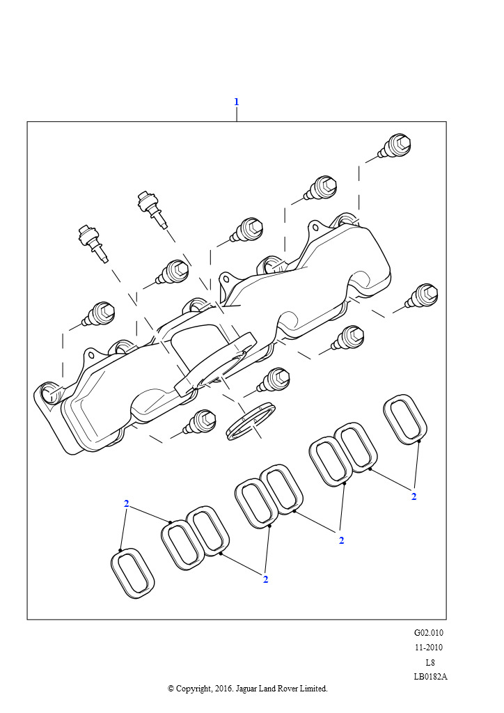 Схема: Впускной коллектор (2.4L Duratorq-TDCi HPCR(140PS)-Puma)