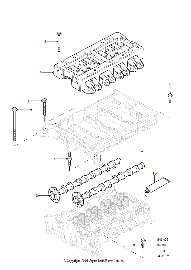 Распределительный Вал (2.2L 16V TC I4 DSL 122PS PUMA)