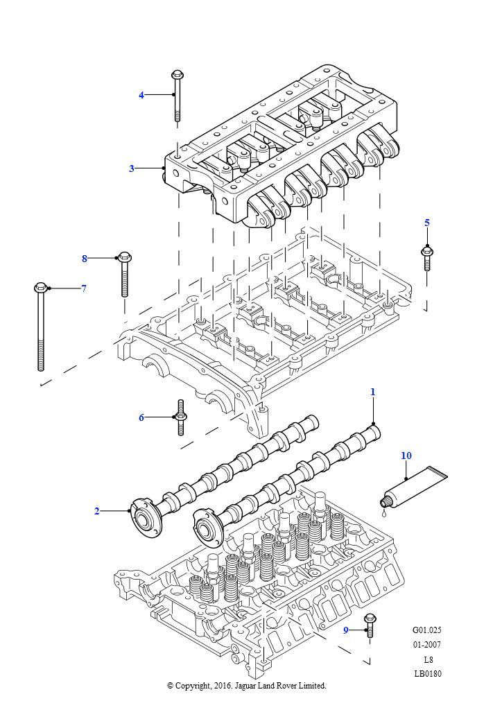 Распределительный Вал (2.4L Duratorq-TDCi HPCR(140PS)-Puma)