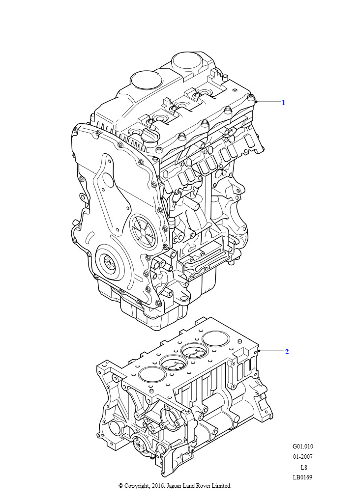 Сервисный двигатель (2.4L Duratorq-TDCi HPCR(140PS)-Puma)