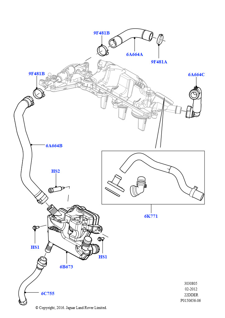 Сист.пониж.токс.выхл.-картер (2.2L DOHC EFI TC DW12)