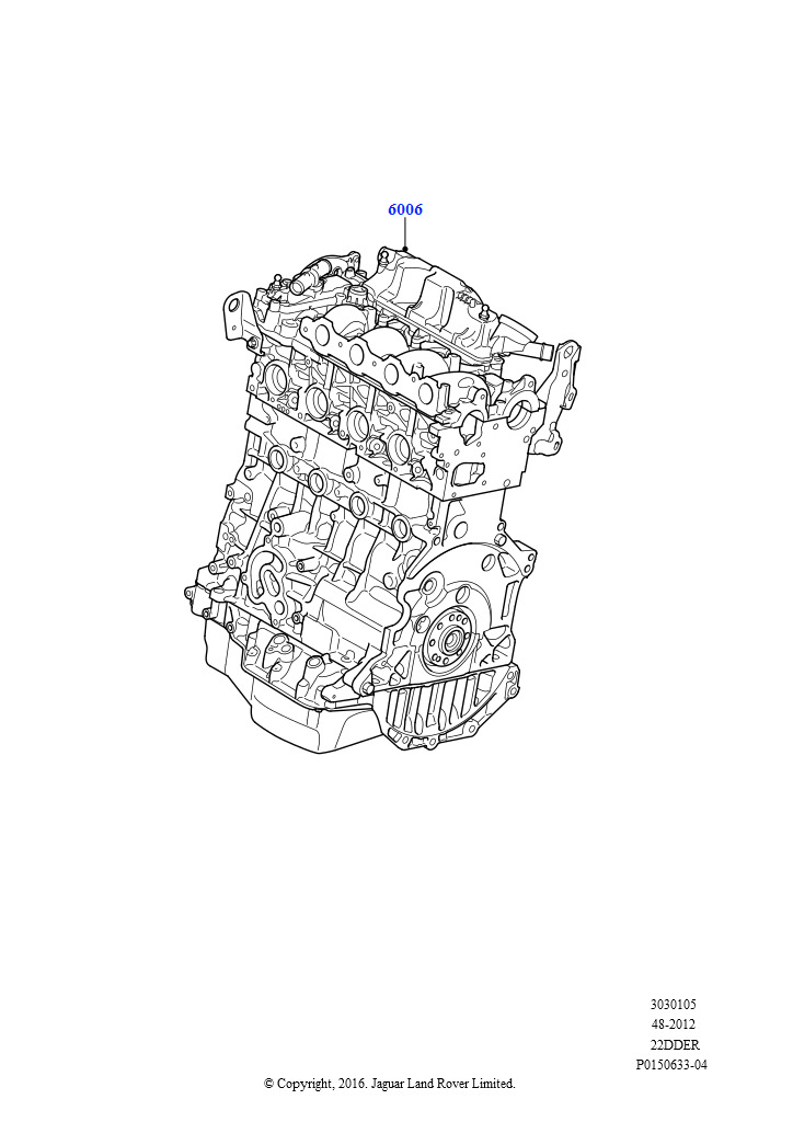 Сервисн.двиг.и неукомпл.блок цил. (2.2L DOHC EFI TC DW12, 2.2L CR DI 16V Дизельный)