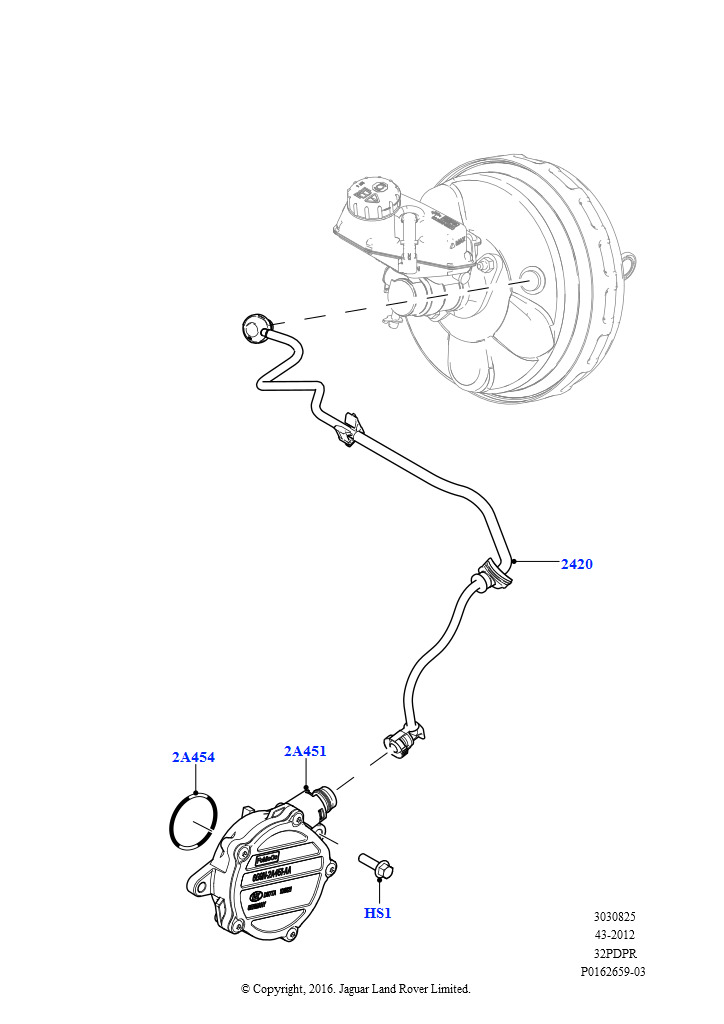 Вакуумное управл. и впуск воздуха (3.2L DOHC MPI Petrol I6)