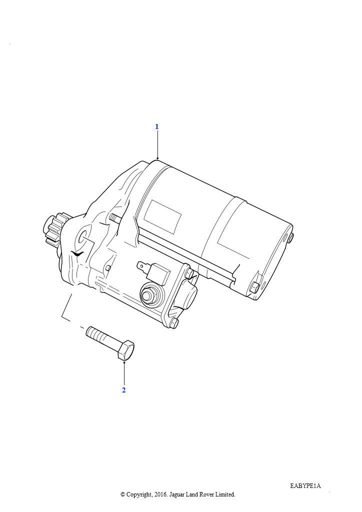 Стартер (2.0L I4 8V TCIE)