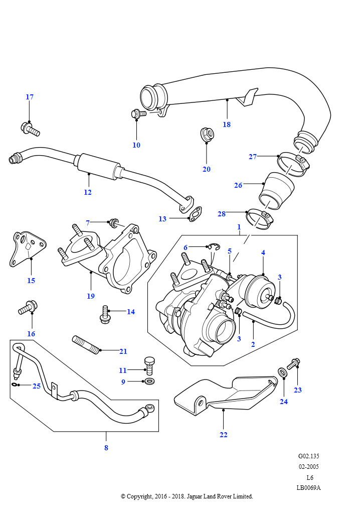 Схема: Турбокомпрессор (2.0L I4 8V TCIE)