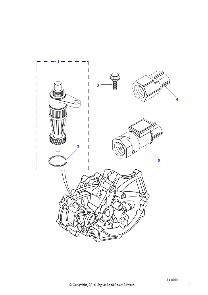 Привод спидометра (1,8 K16 бензин, Механическая коробка передач, 2.0L I4 8V TCIE, Механическая коробка передач)