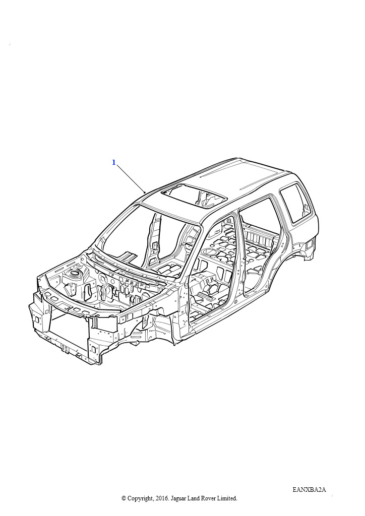 Каркас кузова (5-дверный Station Wagon)