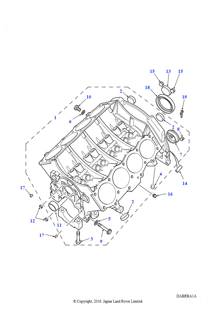 Блок Цилиндров (V8, EFI, бензин)