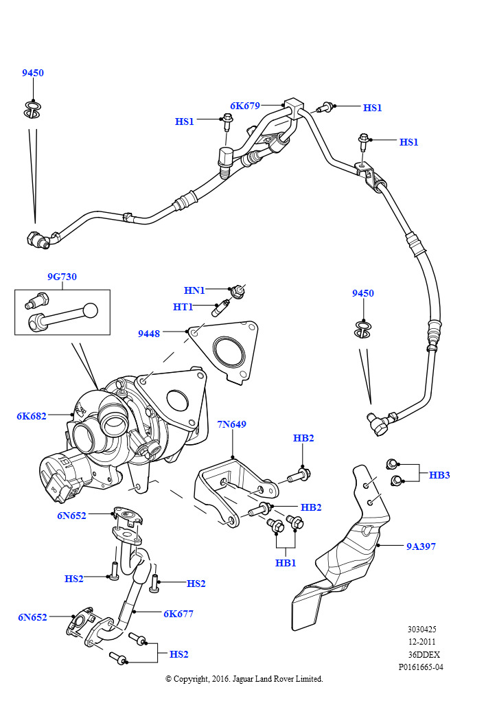 Турбокомпрессор (LH, 3,6 л V8 32V DOHC EFi дизель Lion)
