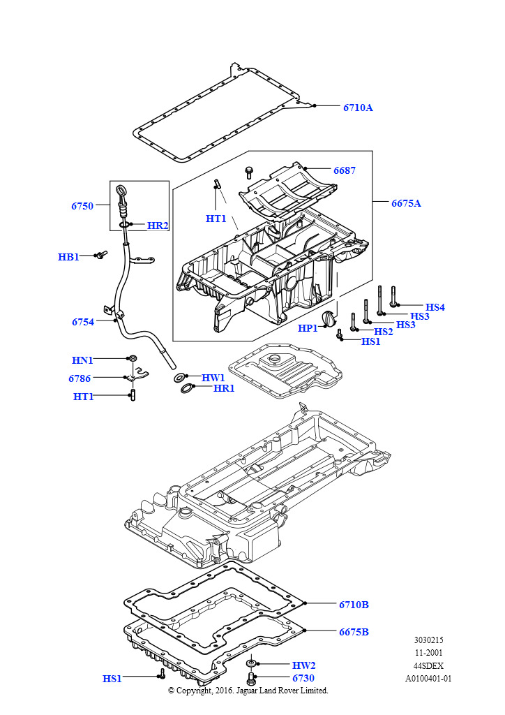 Масл. картер/указат. уровня масла (M62 B44 4.4 V8 бензин)