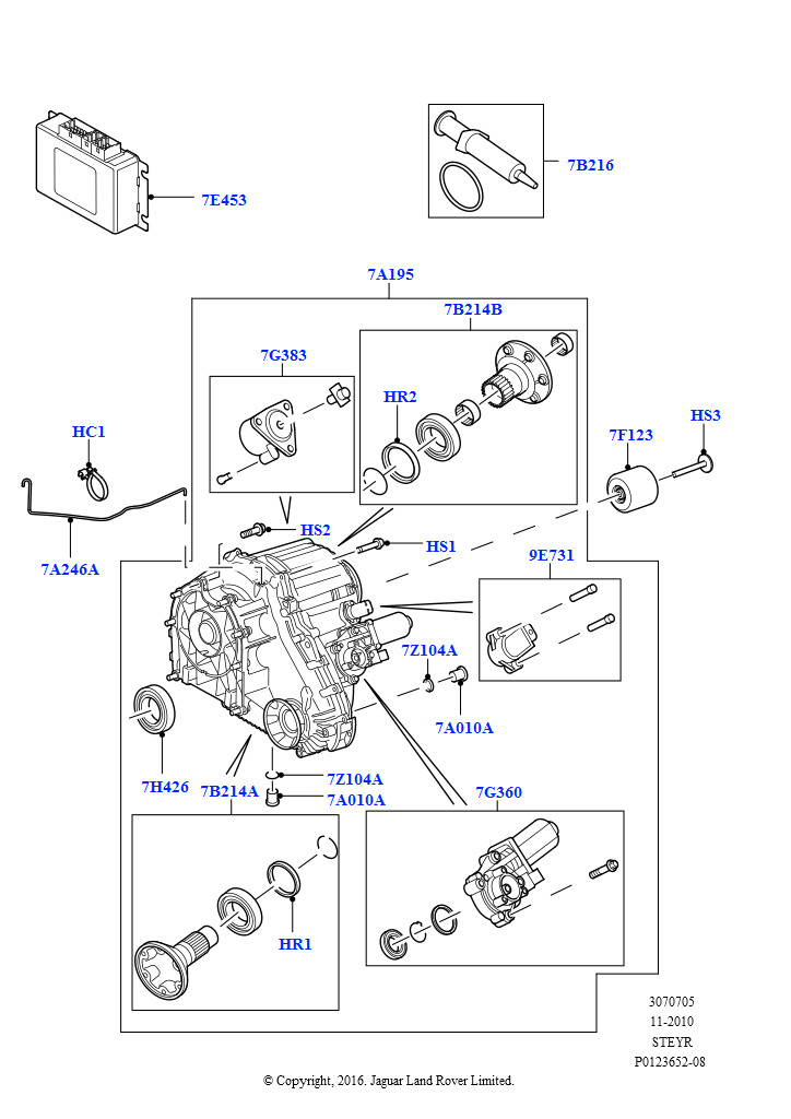Картер раздаточной коробки (6-ступ.автом.ZF 6HP26Steptronic, 6-ступенч.механич. ZF S6-53)