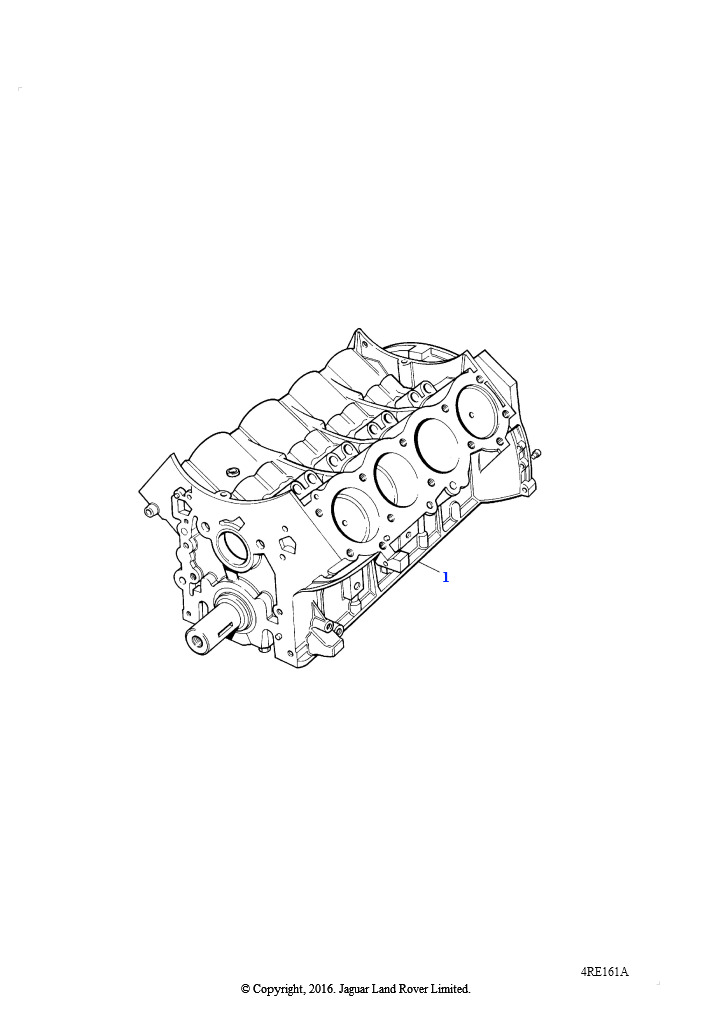 Двигатель короткий (Бензин V8 L/R EFI)
