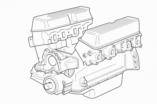 V8 бензиновый - карбюраторный