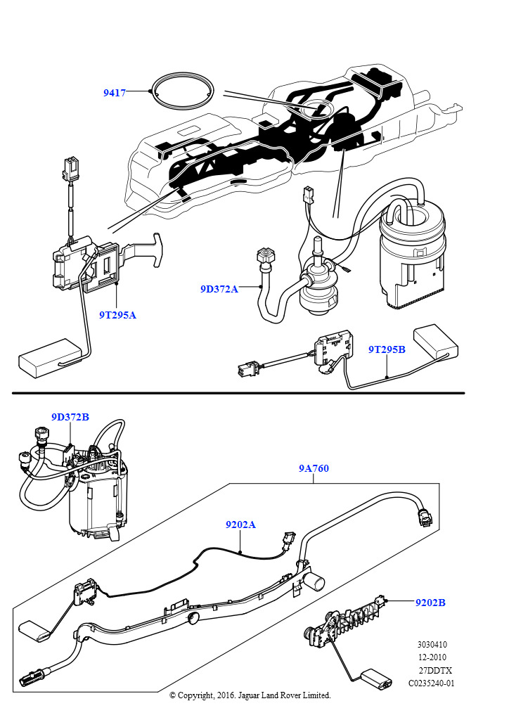Топливный насос и датчик (Lion дизель 2.7 V6 (140 кВт))