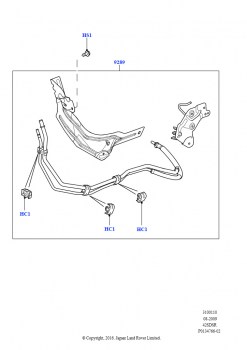 Топливные магистрали (AJ бензин 4.2 V8 Supercharged)