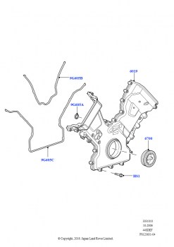 Крышки газораспредели. механизма (AJ бензин 4.4 V8 EFI (220кВт))