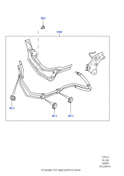Топливные магистрали (AJ бензин 4.4 V8 EFI (220кВт))