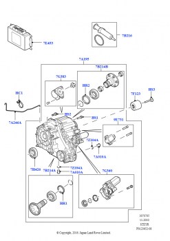 Картер раздаточной коробки (6-ступенч.механич. ZF S6-53, 6-ступ.автом.ZF 6HP26Steptronic)